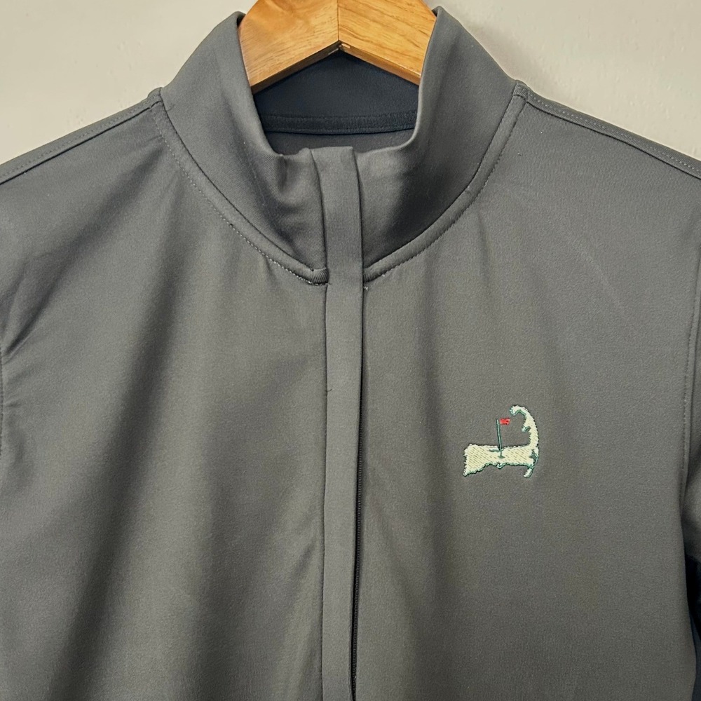 Under Armour Pullover Mens Large Gray Storm Golf 1/4 Zip Cape Cod Masters NWT